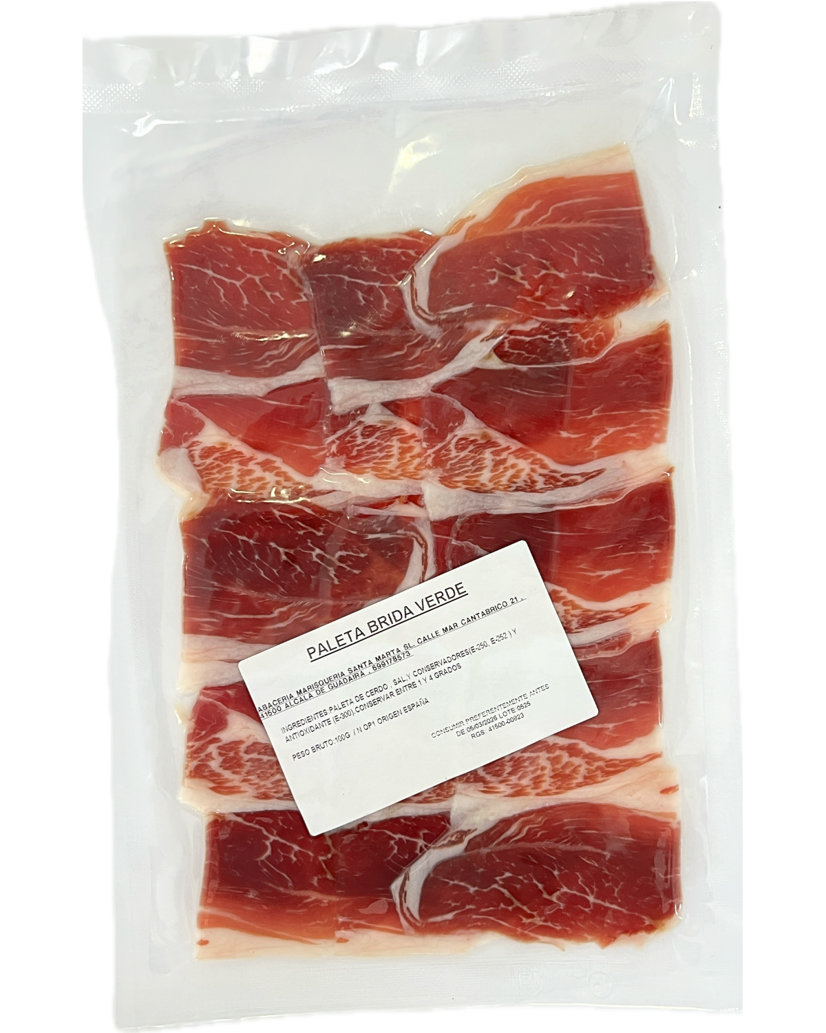 Sobre Paleta Brida Verde - 100g